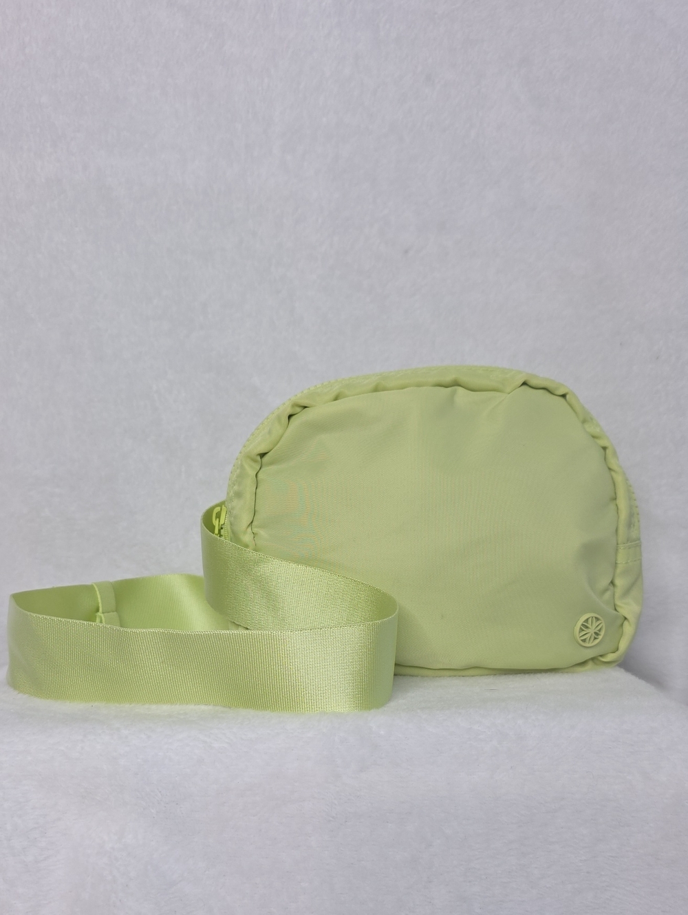 GAIAM Light Green Nylon Crossbody Bag